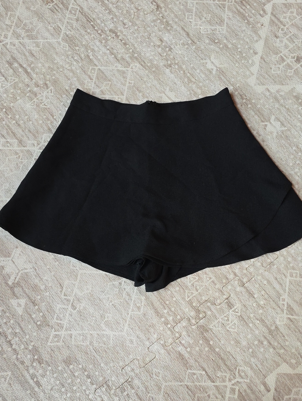Lulu's Black Skort - Flared A-Line Style
